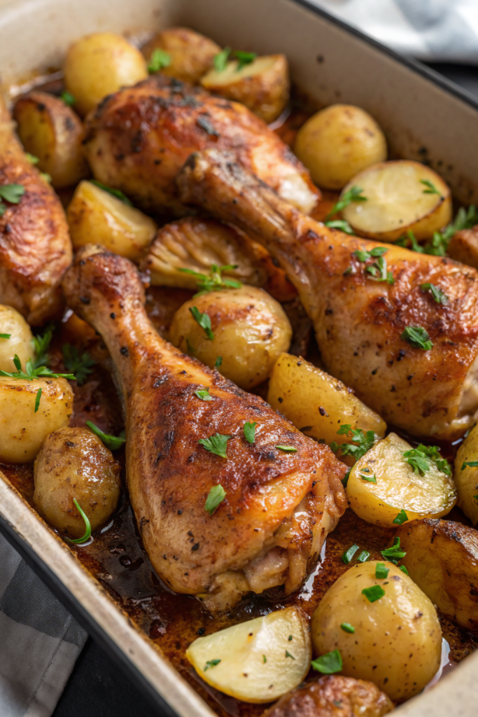 Sheet Pan Chicken Potatoes Recipe