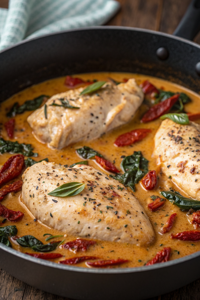 Skillet Tuscan Chicken Recipe