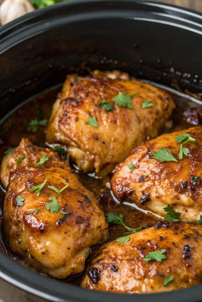 Slow Cooker Brown Sugar Garlic Chicken Recipe