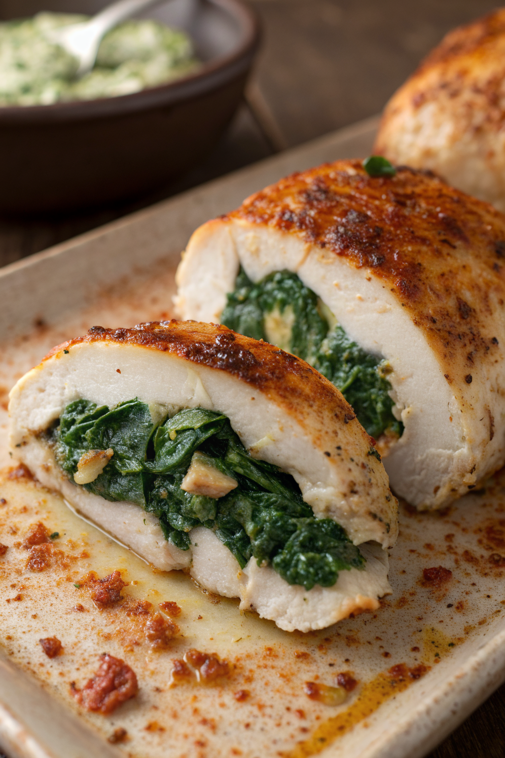 Spinach Stuffed Chicken Breasts Recipe
