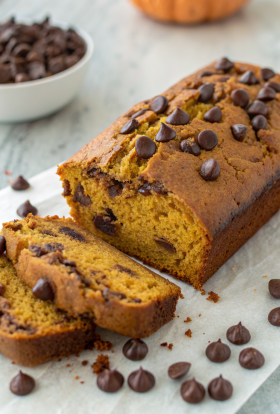 Banana Chocolate Chip Pumpkin Bread Recipe