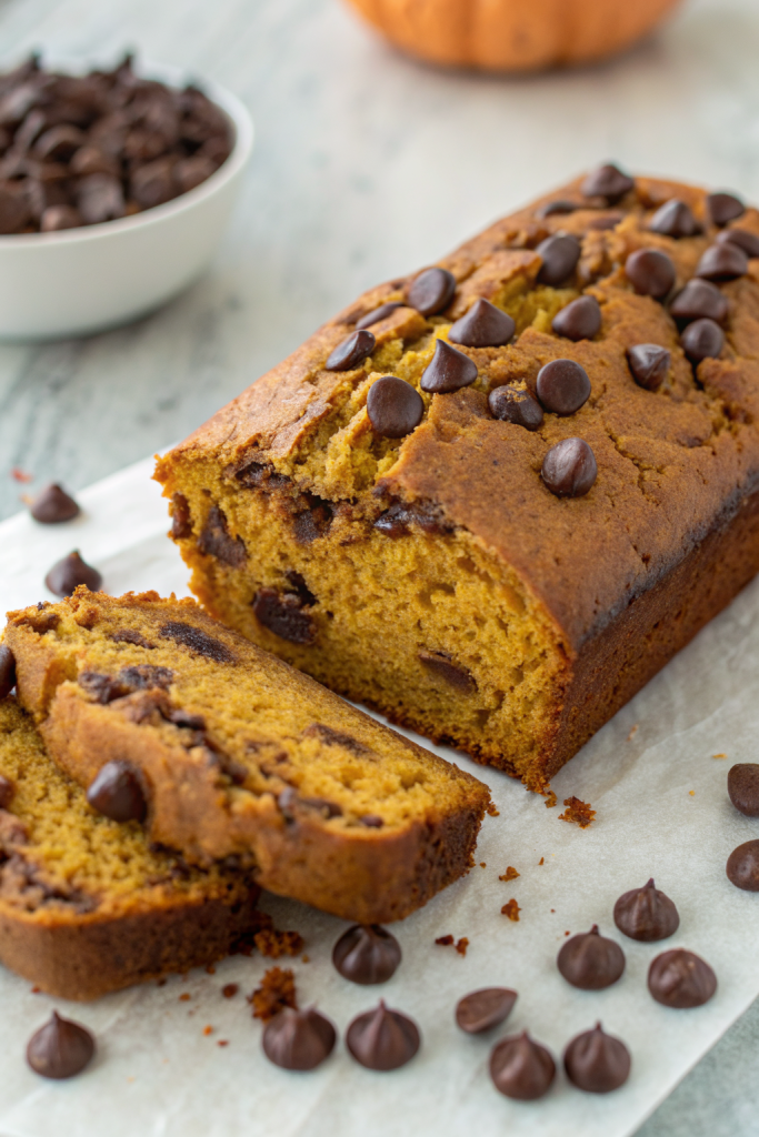 Banana Chocolate Chip Pumpkin Bread Recipe