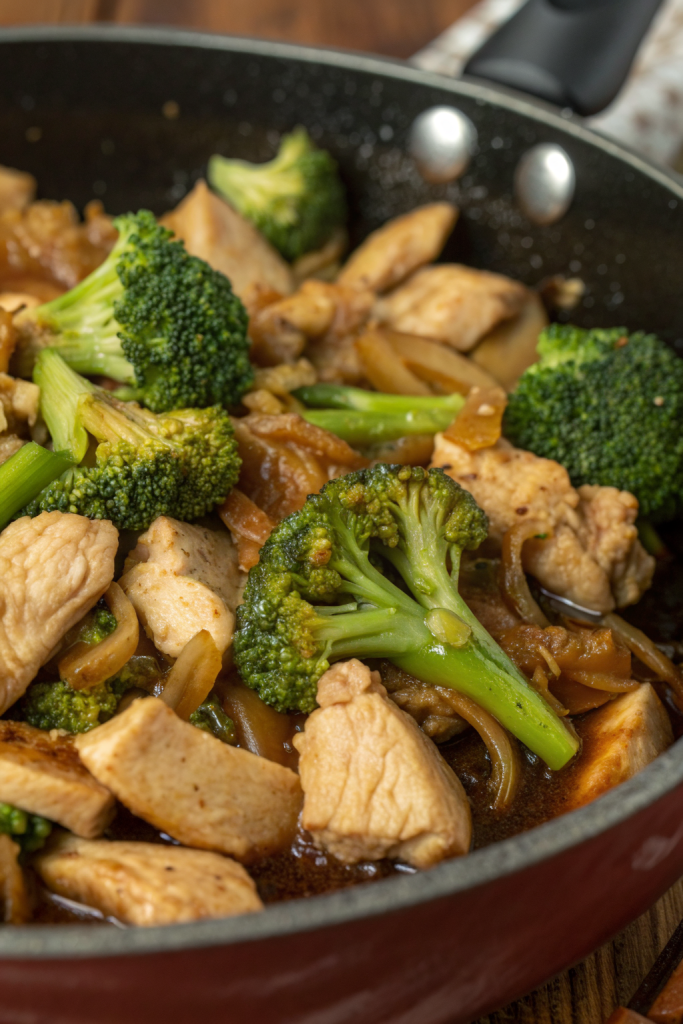 Chicken and Broccoli Chinese Takeout Style