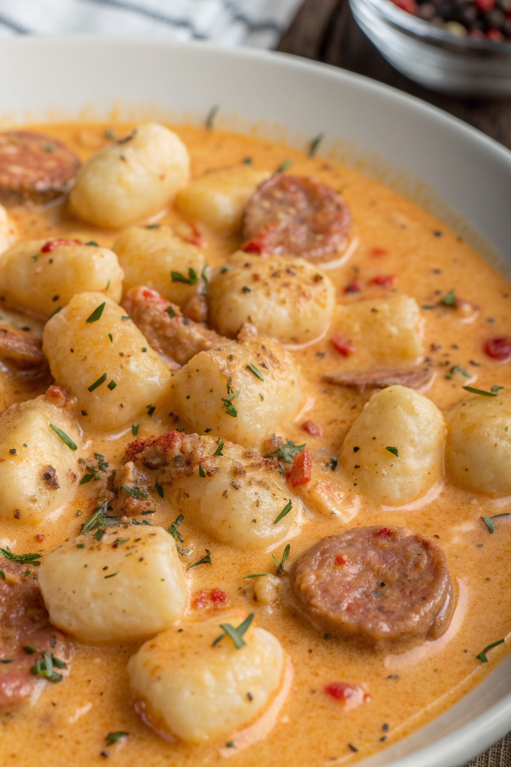Creamy Butternut Squash Gnocchi Sausage Thyme and Sage