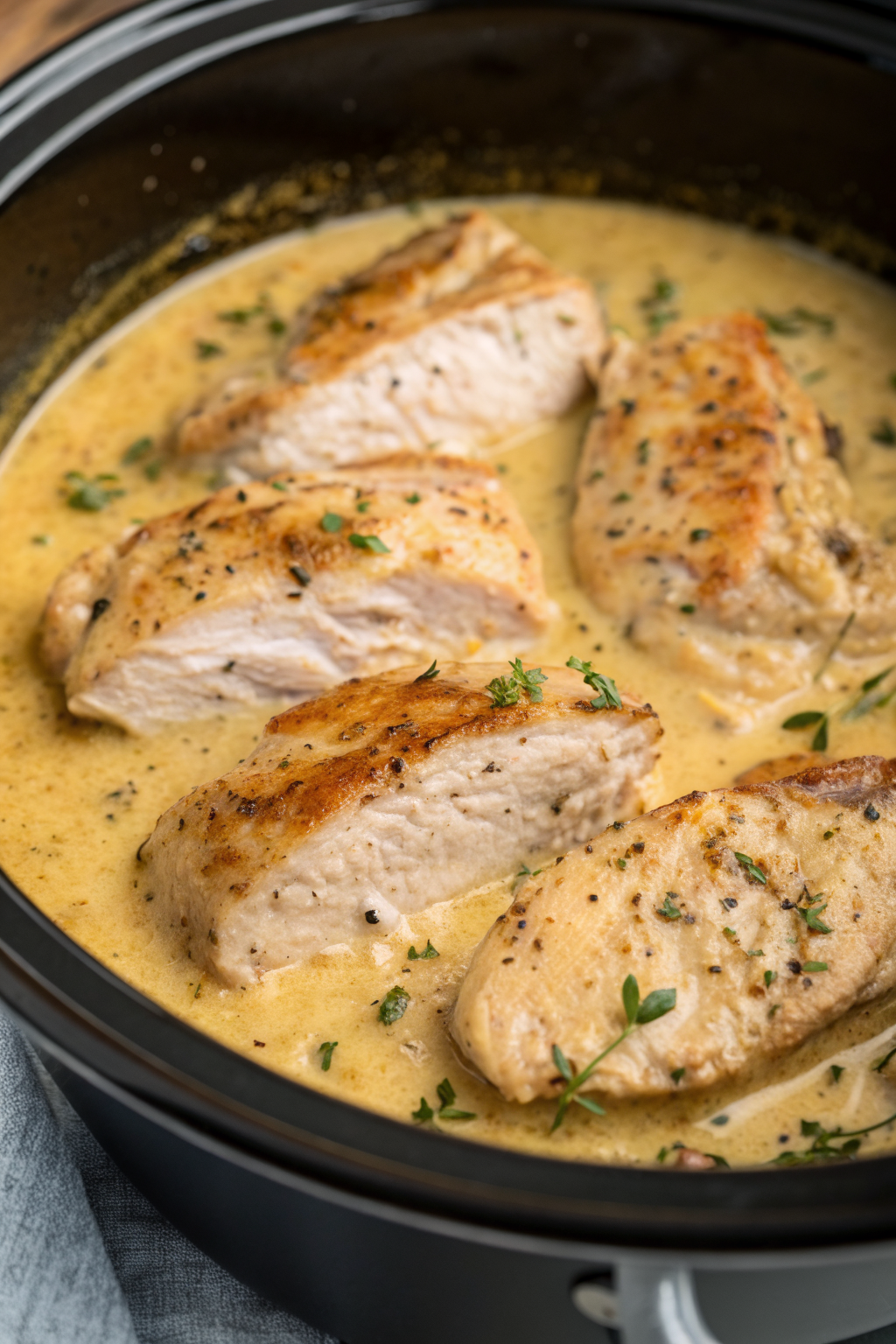 Creamy Crock Pot Ranch Chicken Recipe