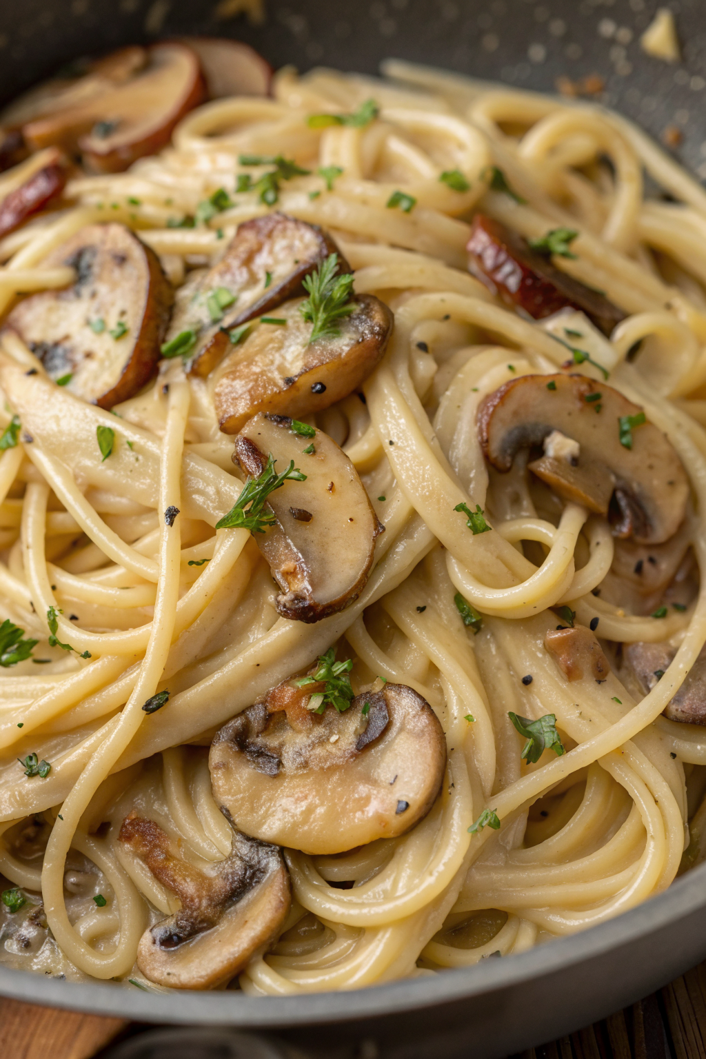 Creamy Mushroom Udon Recipe
