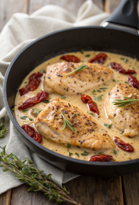Creamy Sun-Dried Tomato Chicken Recipe