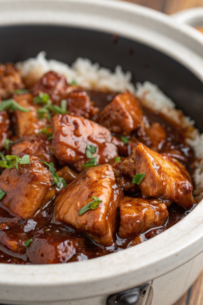 Crock Pot Bourbon Chicken Recipe