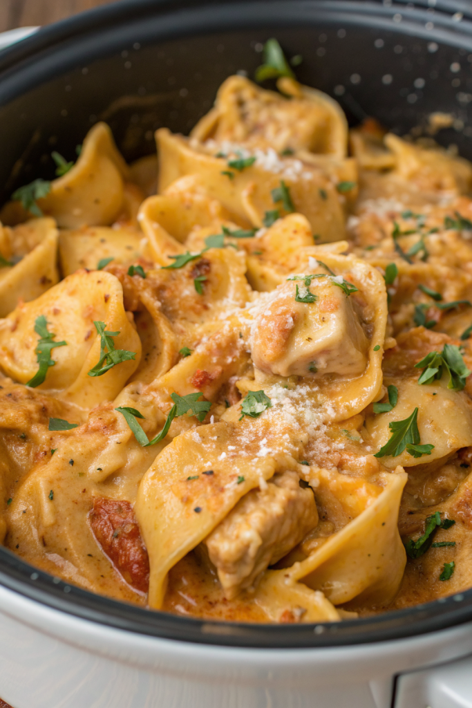 CrockPot Chicken Tortellini Recipe