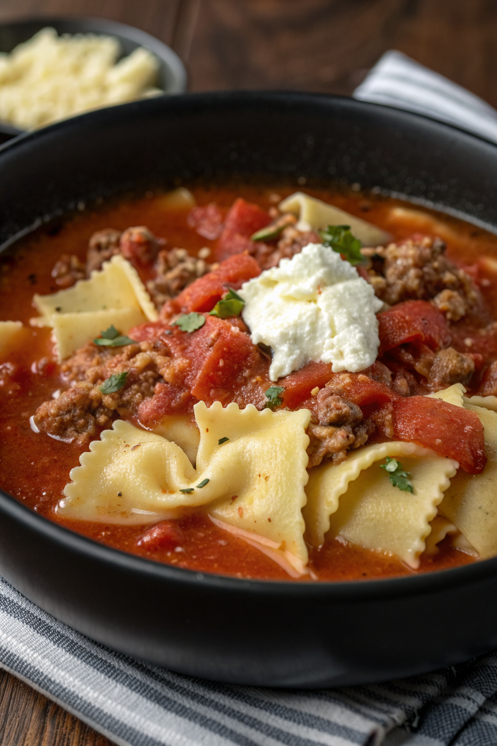 Crockpot Lasagna Soup Recipe