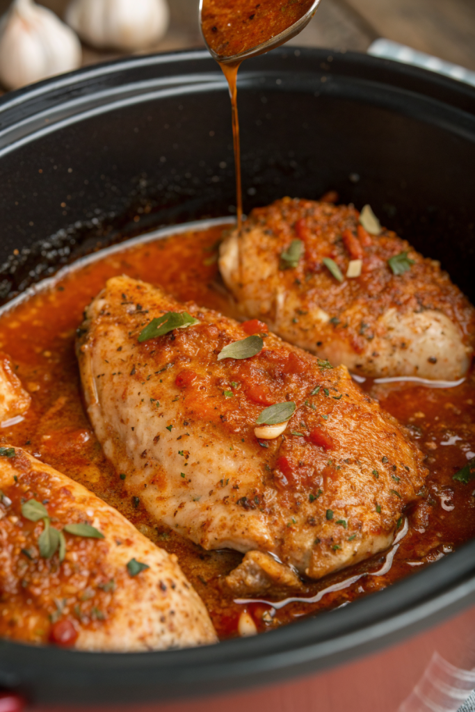 Crockpot Lemon Chicken & Potatoes