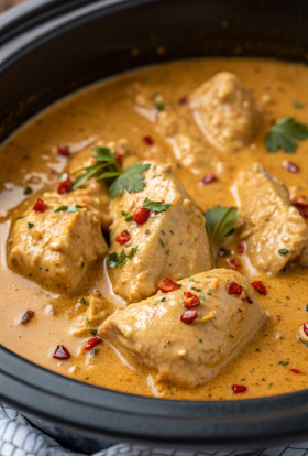 Crockpot Thai Peanut Chicken Recipe
