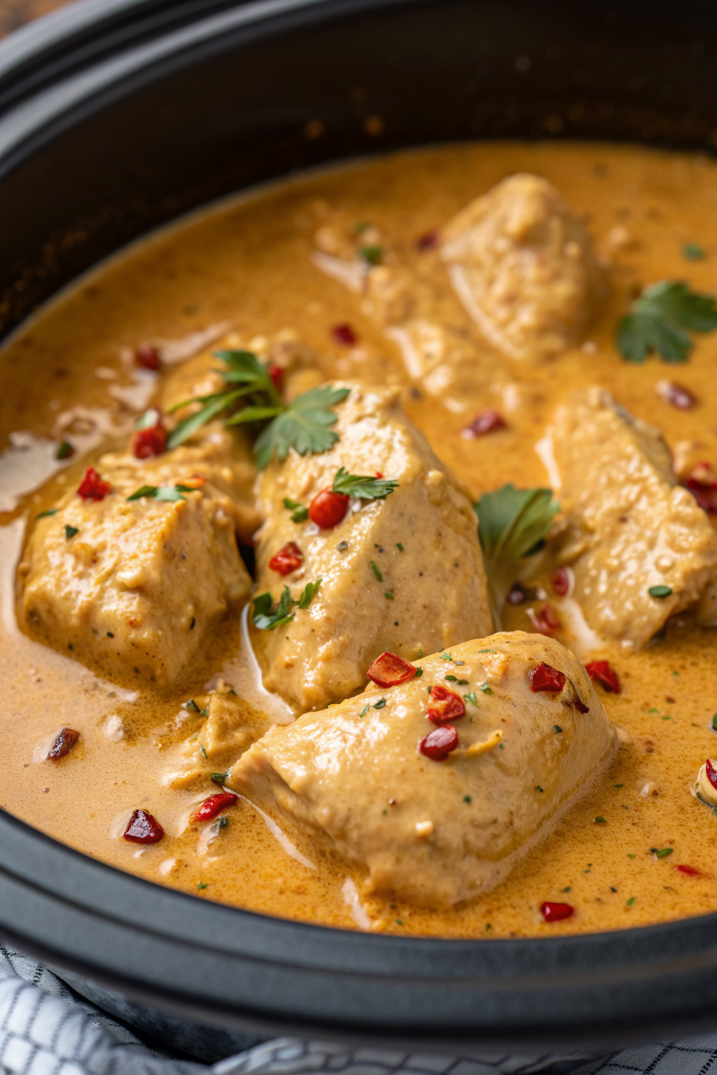 Crockpot Thai Peanut Chicken Recipe