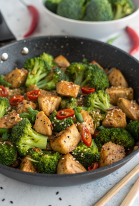 Garlic Butter Chicken & Broccoli Recipe