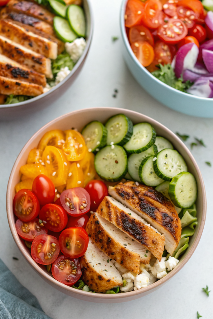 Greek Chicken Bowls Recipe