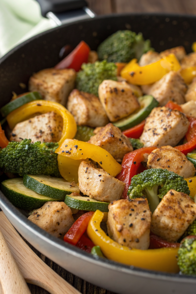 Healthy Chicken and Vegetable Skillet Recipe