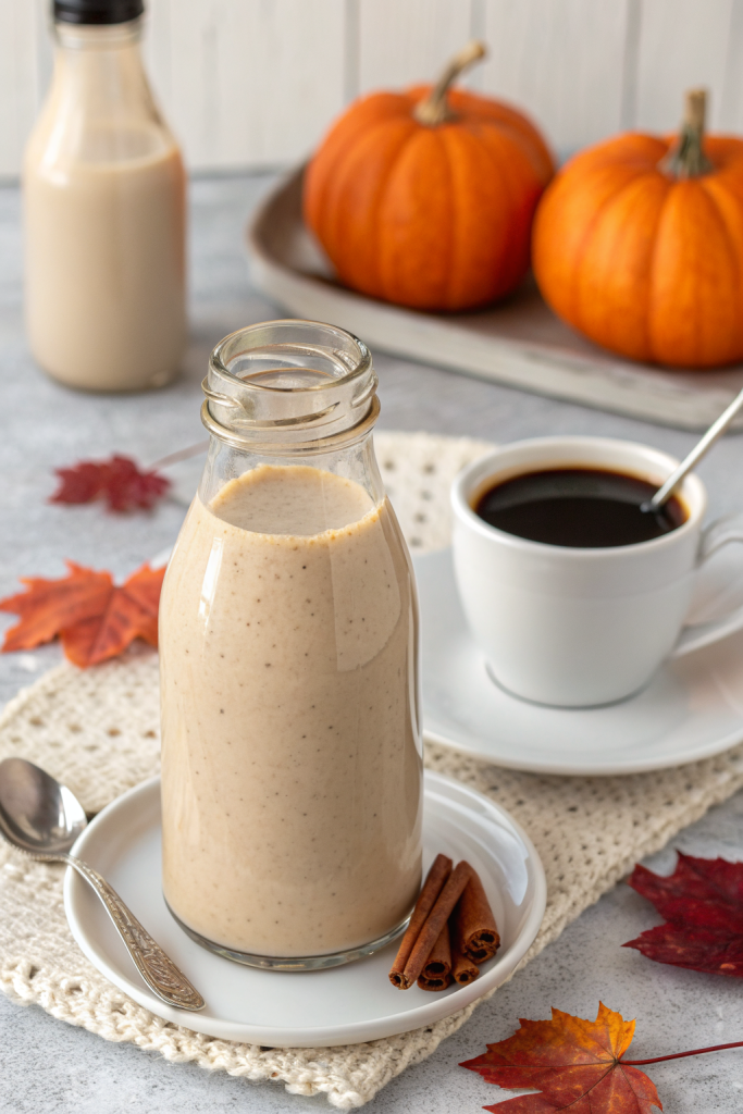 Homemade Pumpkin Spice Coffee Creamer Recipe