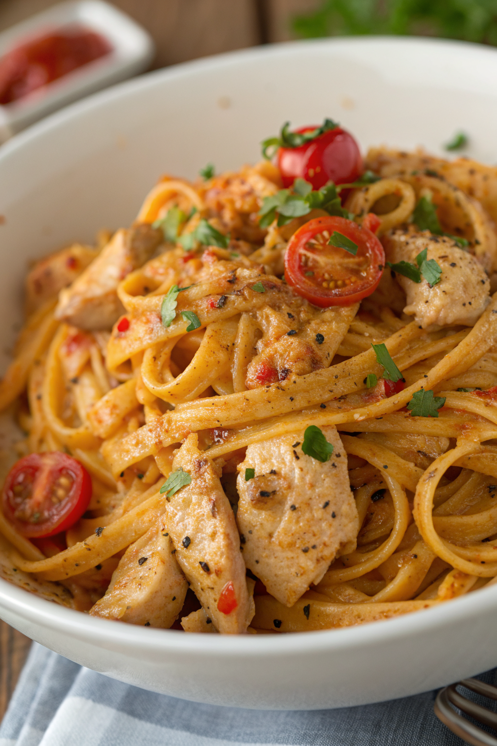 Honey Pepper Chicken Pasta Recipe