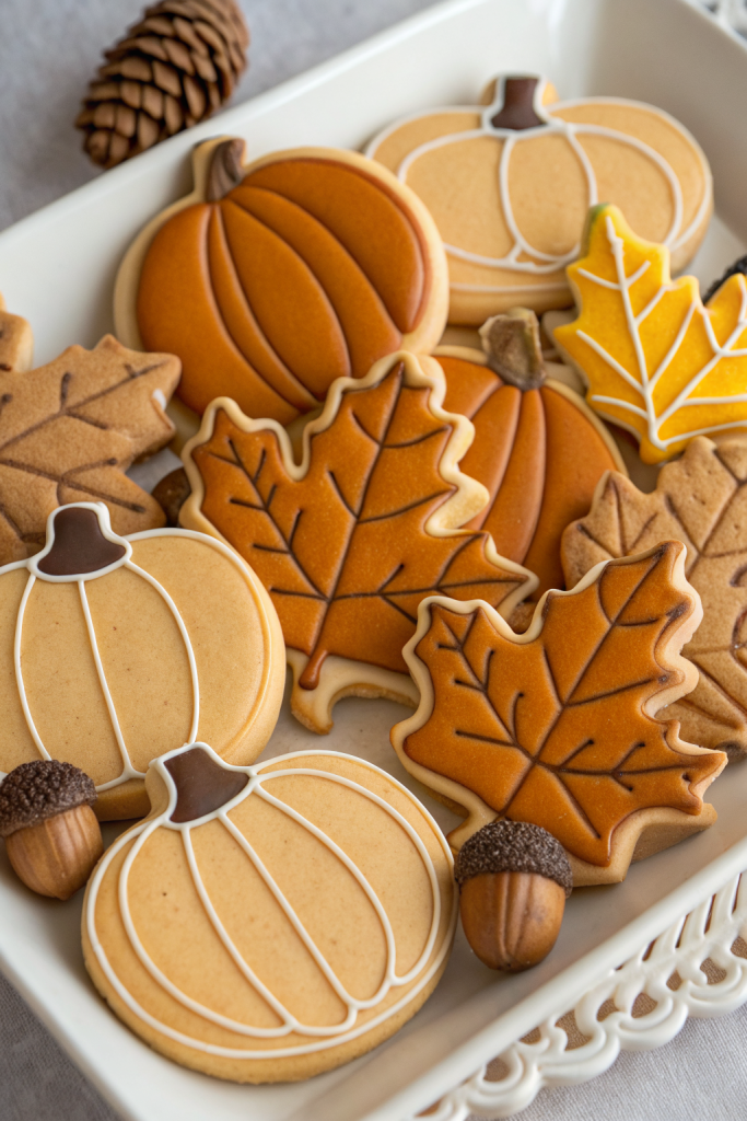 Pecan Pumpkin Spice Cut Out Cookie Recipe