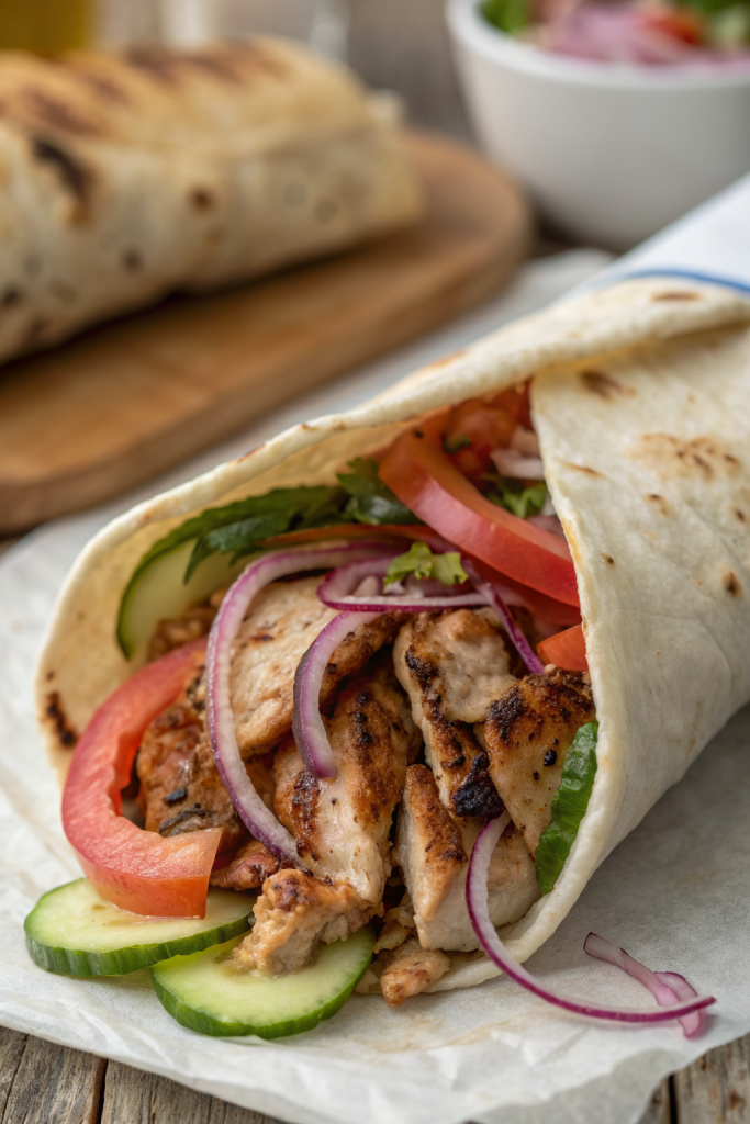 Authentic Greek Chicken Gyros Recipe