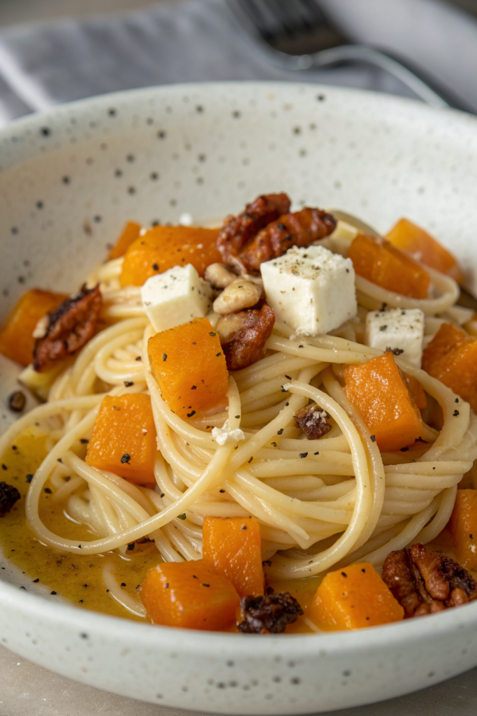 Baked Feta Butternut Squash Pasta Recipe