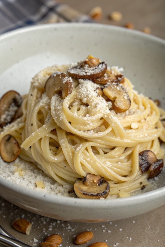 Caramelized Leek and Mushroom Gruyere Pasta Recipe