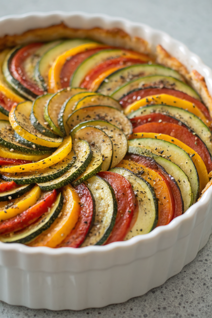 Cheesy Root Veggie Gratin Recipe