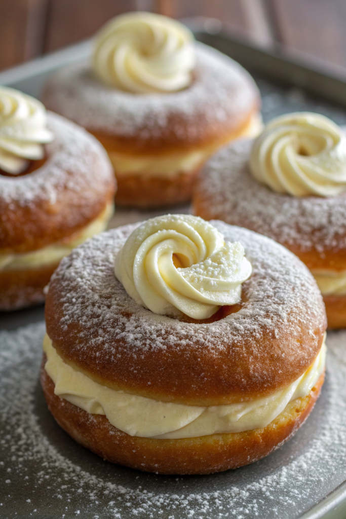 Cloud-like Vanilla Donuts Recipe