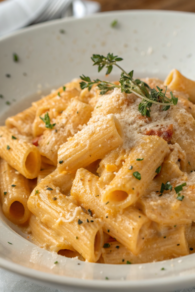 Creamy Parmesan Pumpkin Pasta Recipe