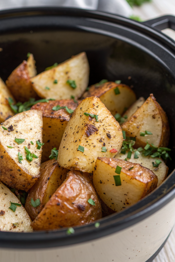 Crockpot Parmesan Roasted Potatoes Recipe