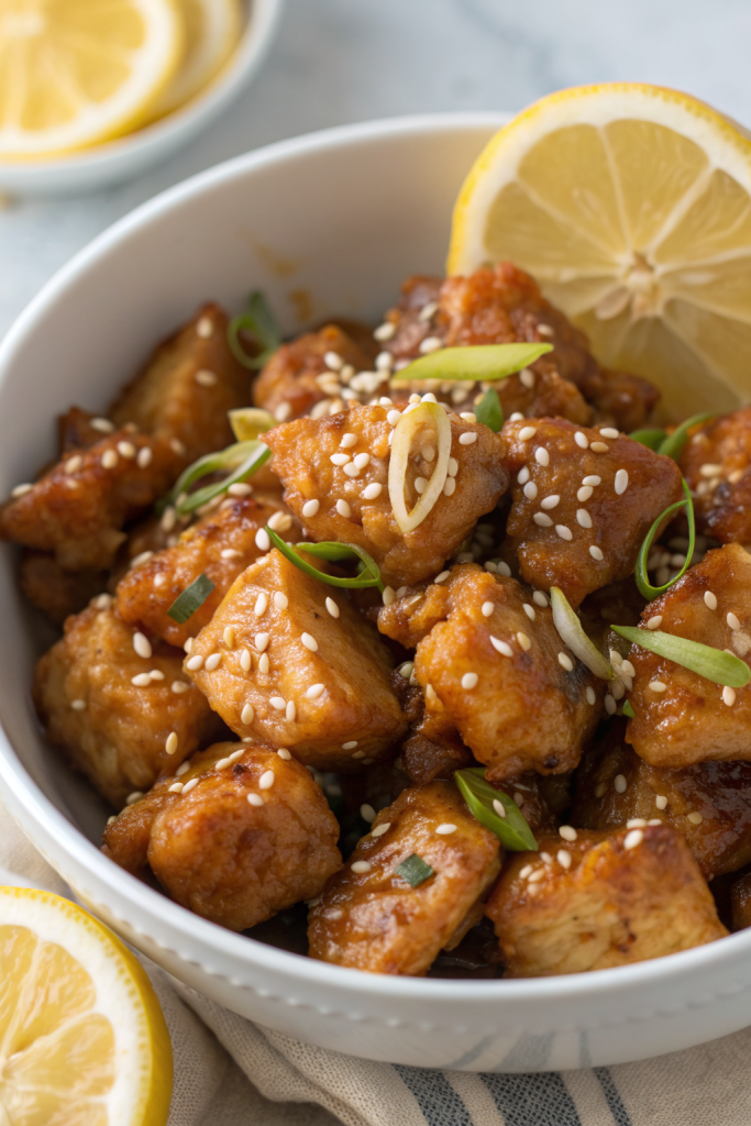 Healthy Chinese Lemon Chicken Recipe