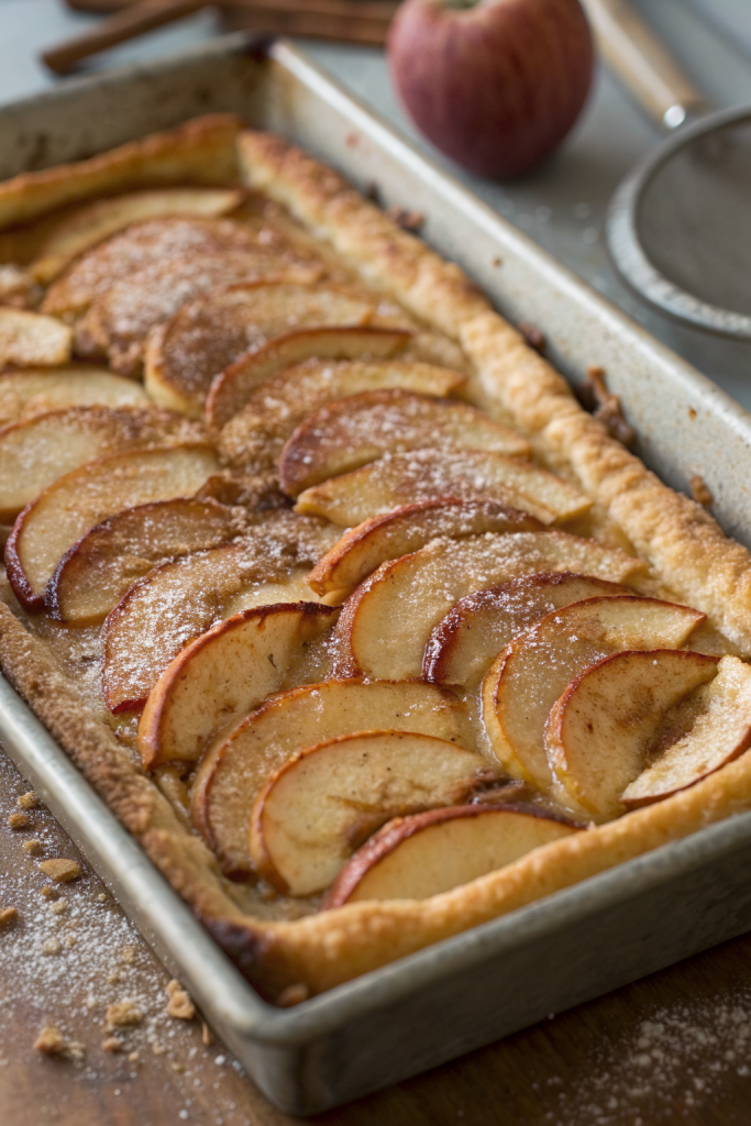 Home-baked Apple Slab Pie Recipe