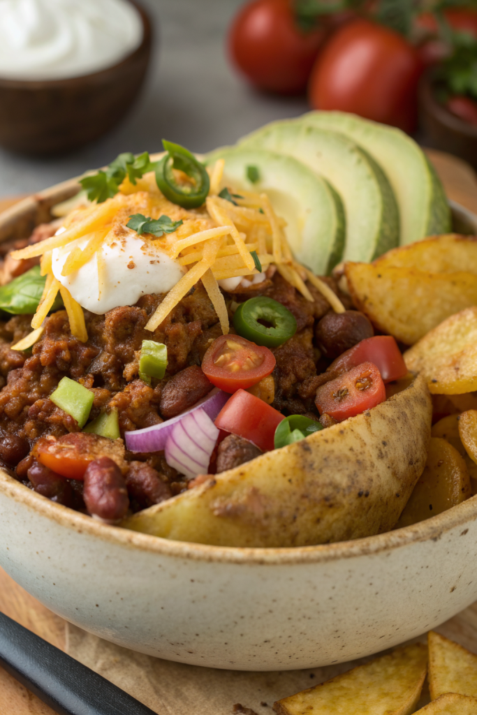 Loaded Potato Taco Bowl Recipe