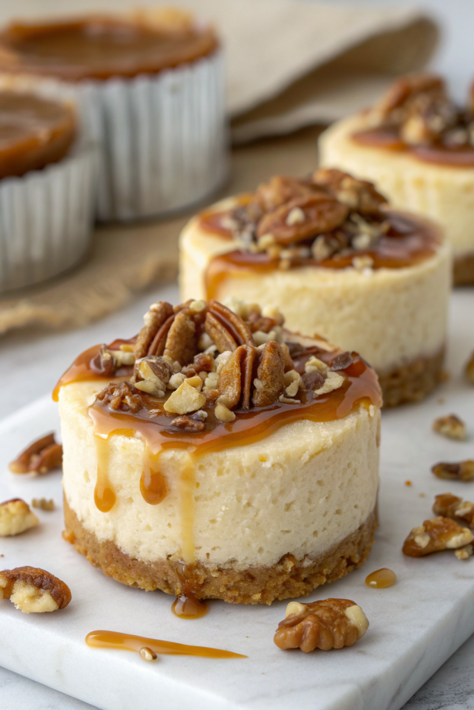 Mini Caramel Cheesecakes Recipe