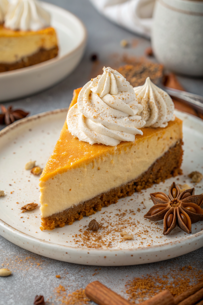 Pumpkin Streusel Cheesecake Recipe