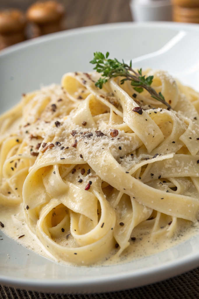 Sage Brown Butter Pumpkin Pasta Alfredo Recipe