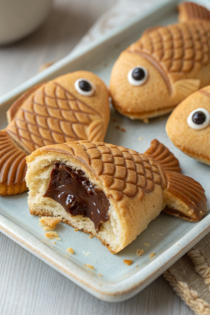 Taiyaki Japanese Fish Dessert Recipe