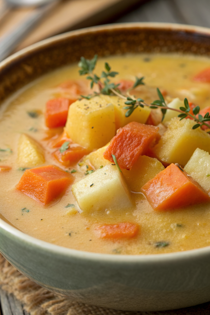 Vegan Carrot Potato Soup Recipe
